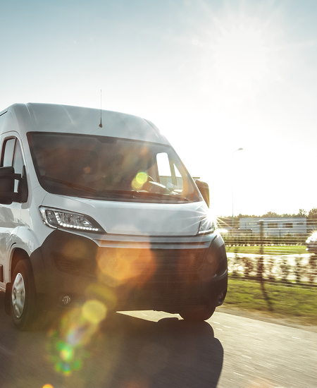 A Sunny Signs van showing convenient ordering and delivery services from a trusted sign posts supplier Perth